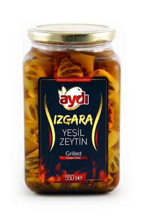Aydı Izgara Yeşil Zeytin 550 gr