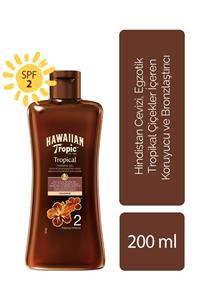 Hawaiian Tropic Hawaııan Tropic Bronzlaştırıcı Yağ Spf 2 200 Ml