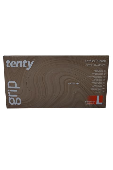 Tenty Grip Lateks Pudralı Eldiven L Büyük Boy