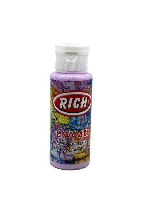 Rich Enamel Cam Seramik Boyası 70cc - Lila