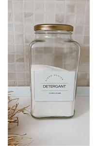 SİDERDESİNG Siderdesign Cam Dekoratif Kavanoz Detergent (DETERJAN) 3 Lt