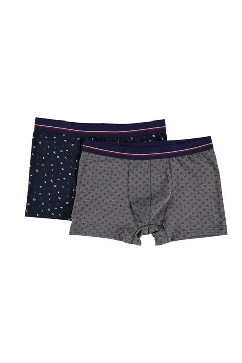 Kiğılı 2'li Desenli Boxer
