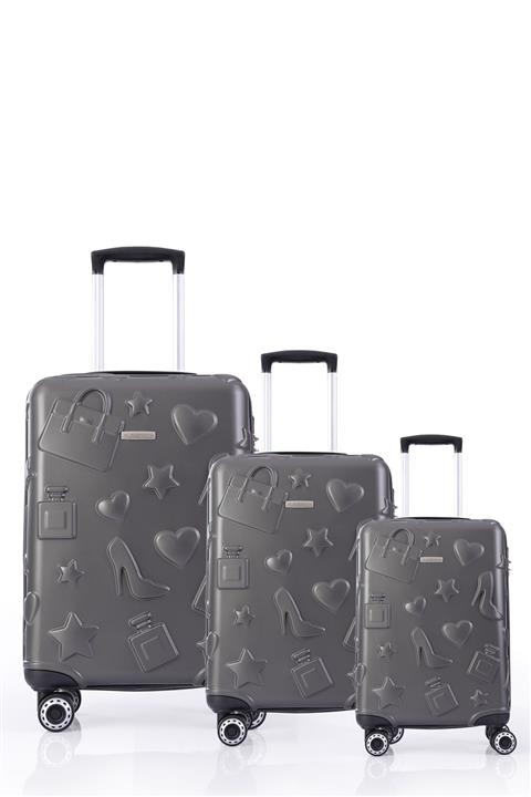 ÇÇS 5193 3'lü Abs Valiz Seti