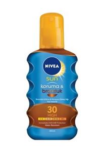 Nivea Sun Koruma & Bronzluk Bronzluk Arttırıcı Güneş Yağı Gkf 30 200 ml Çantalı