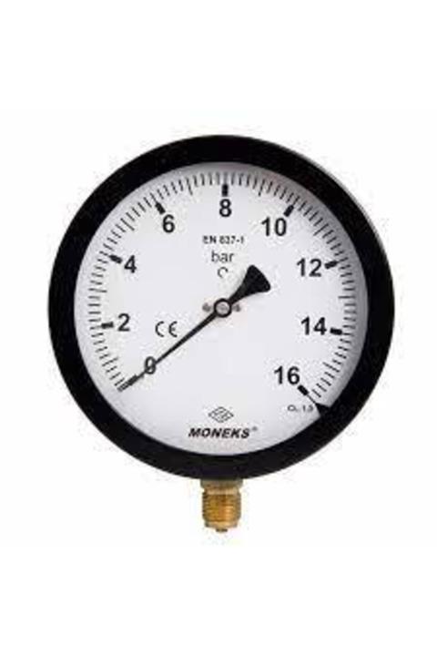 Moneks Manometre Metal Govdel Kapak 16