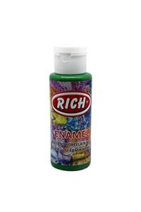 Rich Enamel Cam Seramik Boyası 70cc - Çimen