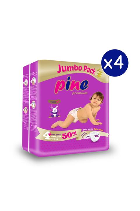Pine Maxi Plus Bebek Bezi (9-20 Kg) 200 Adet
