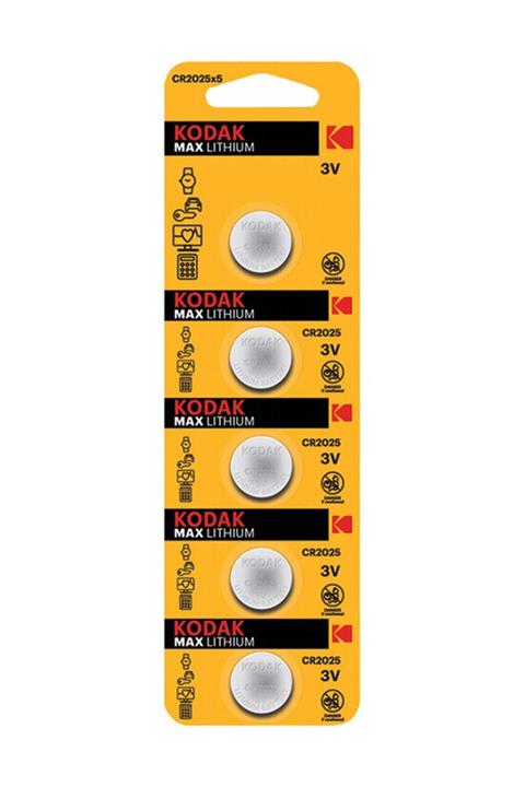 Kodak Cr2025 Lityum 3 Volt Pil 5'li Paket