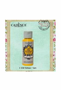 Cadence Style Matt Enamel Cam & Porselen Boyası 59 ml. E-338 Sarı