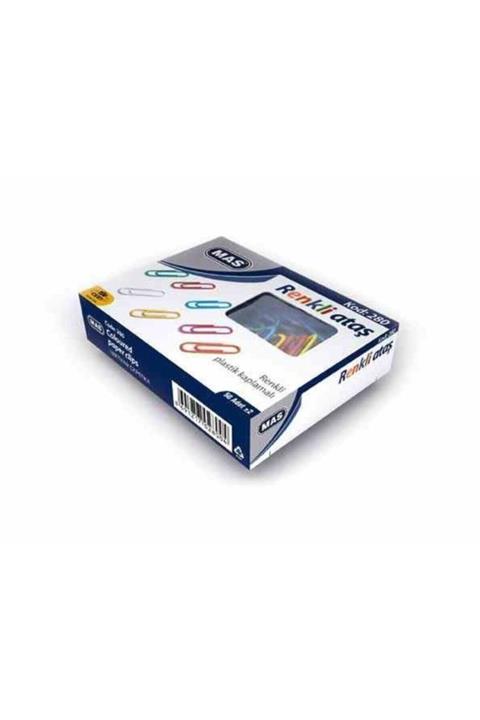Mas 280 28mm (no:3) Pvc Kaplı Renkli Ataş - 3 Kutu