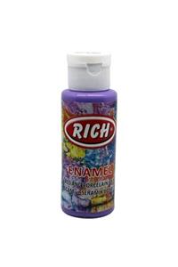 Rich Enamel Cam Seramik Boyası 70cc - Eflatun