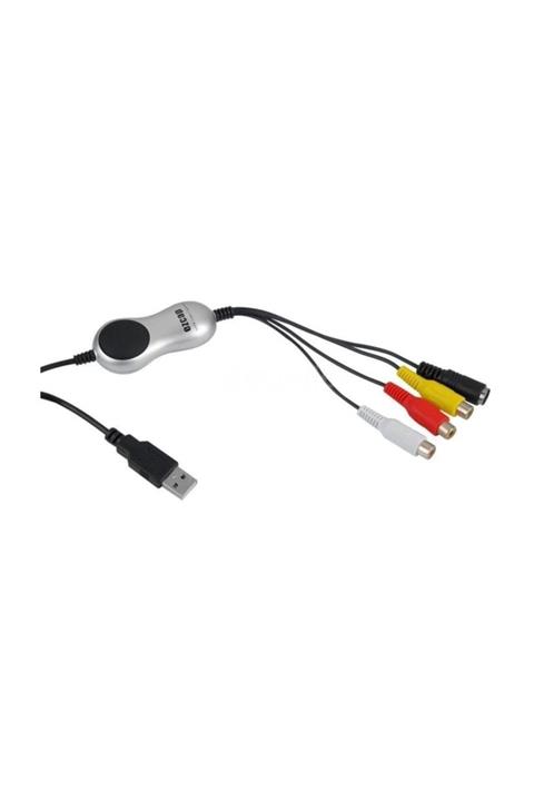 Ezcap 116 Vhs Mini Dv Kaset Rca Capture To Usb 2.0 Kartı Gümüş