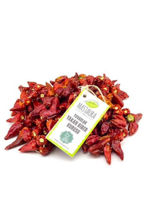 Mastaura Gıda Yuvarlak Yakan Biber Kurusu - 1 Dize