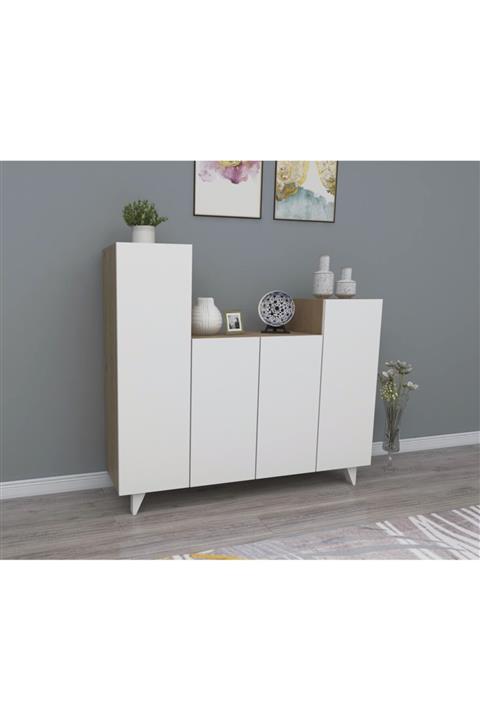 GRANİKOS MODÜLER MOBİLYA Castle Konsol Safirmeşe Beyaz