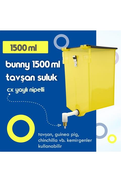 Vixpet Bunny Tavşan Suluk 1500 ml Cx Nipelli