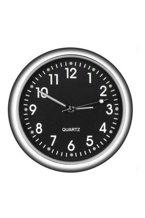 Car Clock Oto Sport Otomatik Fosforlu Saat-siyah