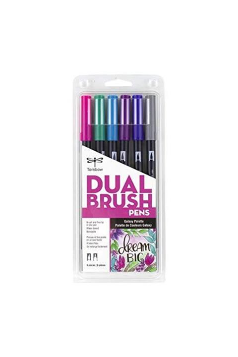Tombow Dual Brush Pen 6lı Set Galaxy Palette N:56212