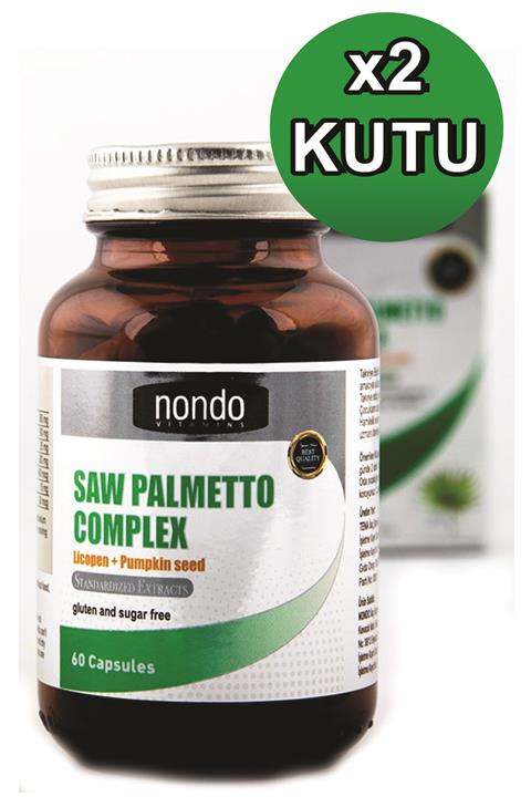 Nondo Saw Palmetto Complex 60 Kapsül 2 Adet
