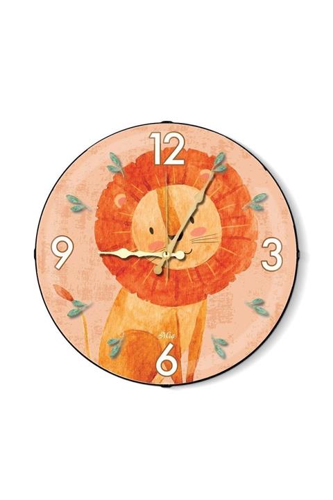 The Mia Aslanlı Duvar Saati - 20 Cm
