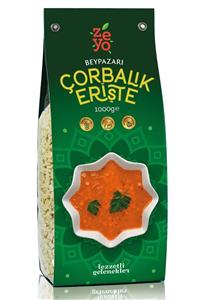 Zeyo Çorbalık Erişte Makarnası 1 Kg. (Bol Yumurtalı, El Yapımı, Beypazarı Usulü)