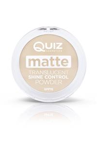 QUIZ Mat Transparan Pudra - Matte Translucent Shine Control Powder Spf15 01 Light