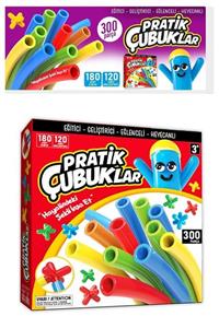 Wusta Kids 3 Yaş Üstü Çocuklar Için Eğitici 300 Parça Bambu Pratik Çubuklar