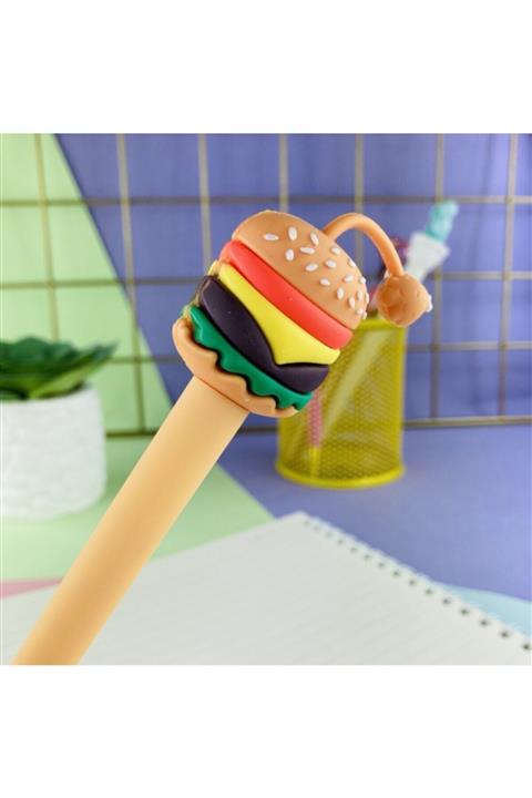 Şeker Ofisi Jel Kalem Fast Food Sevimli Hamburger