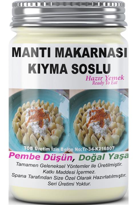 SPANA Mantı Makarnası Kıyma Soslu Ev Yapımı Katkısız 330gr