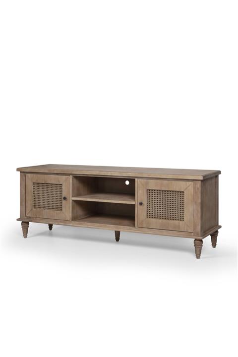 Woodenbend Orlando Eskitme Masif Tv Ünitesi