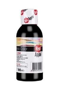 Red Apple Akrilik Boya Siyah 100 gr. Ra110-16