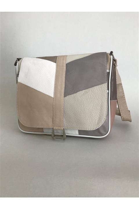 BurayBags Deri Postacı Çantası Çok Renkli