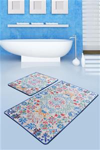 Chilai Home CERAMICA DJT 2 LI SET Banyo Halısı, Paspas Takımı