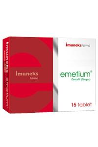 Imuneks Emetium Ginger (zencefil) 15 Tablet