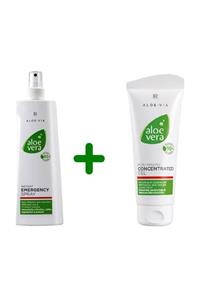 LR Aloe Vera Acil Yardım Spreyi 400ml+konsantre Jel 100ml Set