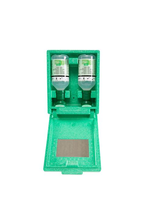 PLUM Göz Yıkama Duşu Solüsyonu Istasyon 2x500 Ml Yeşil Plm 4650