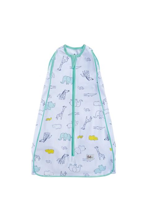 Owli Bebek Beyaz Desenli Uyku Tulumu