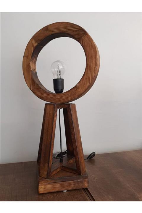 Farabi Akıllı Ahşap Masa Lambası