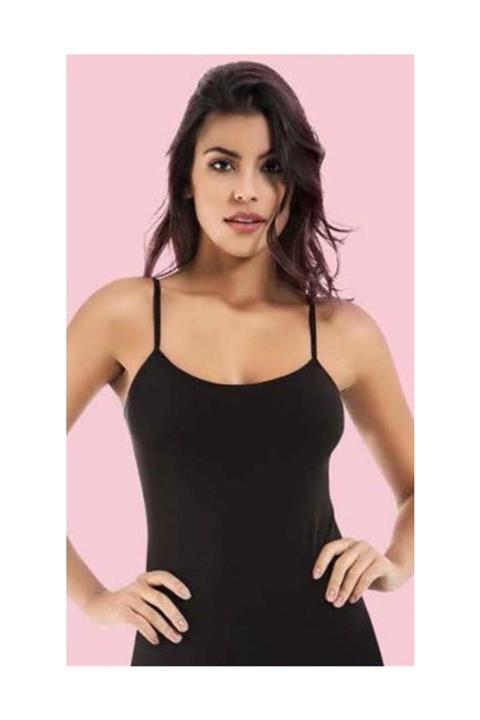 bejamonti Kadın 6'lı Paket Pamuk Ribana Ip Askılı Atlet