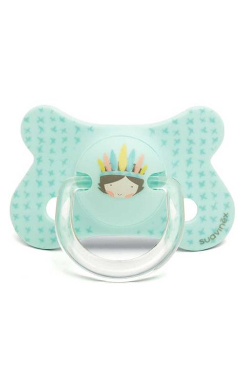 Suavinex Fusion Ortodontik Silikon Emzik 4/18 Ay Mavi