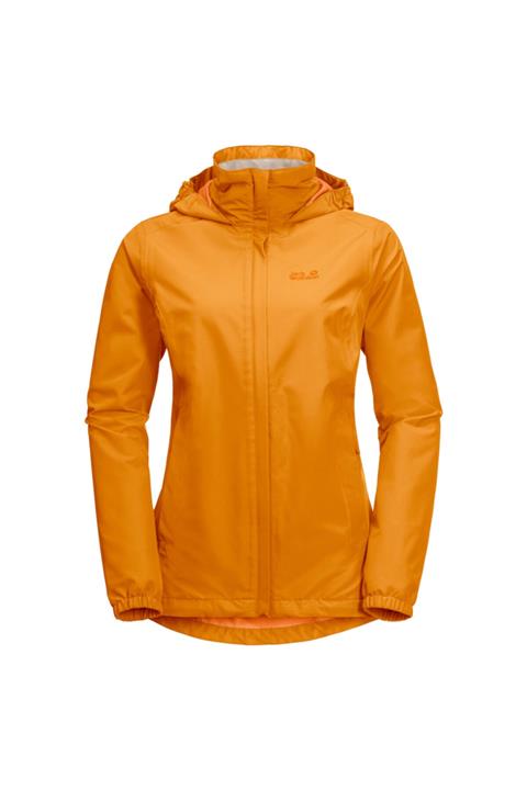 Jack Wolfskin Stormy Poınt Jacket W Orange Sky