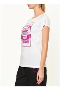 HUMMEL HMLDONNA SS TEE Beyaz Kadın Kısa Kol Tişört 100581057