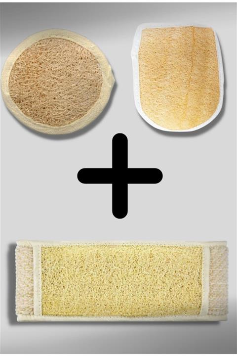 Ankaflex Kabak Lifi Vücut Için + Yüz Kabak Lifi Peelingi + Sırt Kabak Lifi