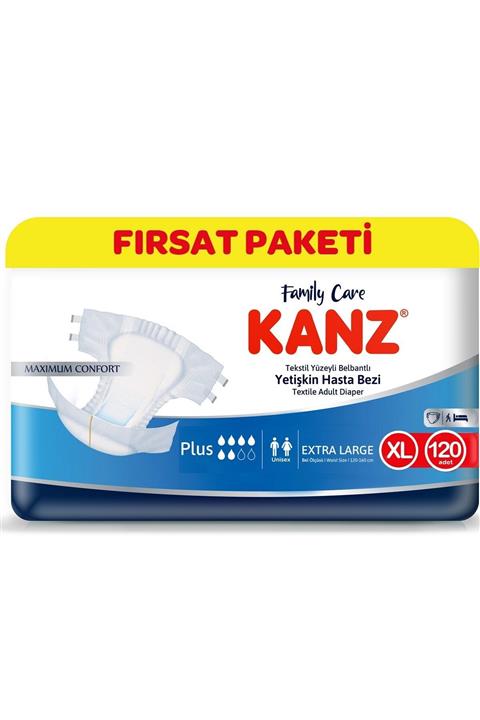 Kanz Yetişkin Bezi Xlarge 120 Adet