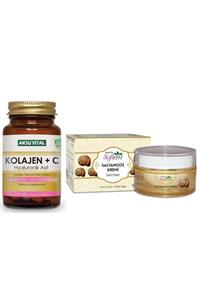 Aksu Vital Kolajen C Vitamin Hyaluronic Asit & Salyangoz Kremi