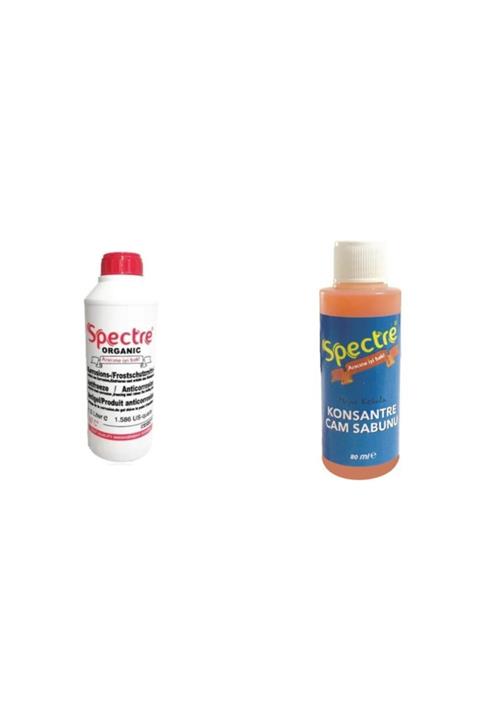 SPECTRE Kırmızı Antifriz + Cam Temizleme Sabunu