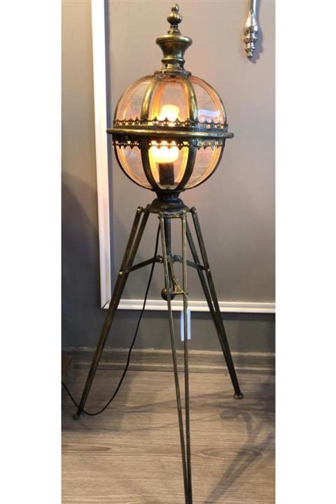 Blue Blank Store Gold Eskitme 3 Ayaklı Lambader