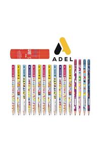 Adel Mercanlı Karışık Kurşun Kalem 12 Li + 1 Adet 21 gr ve Stick