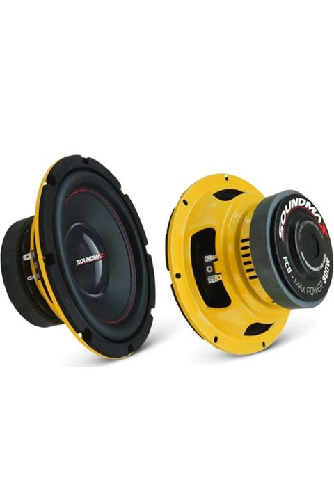 Soundmax Subwofer Sx-fc8 20 Cm 800 Watt Bas 250 Watt