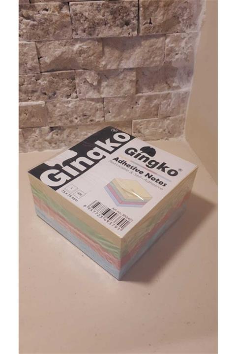 Gingko 4 Renk 75x75 400 Yp Küp Post It
