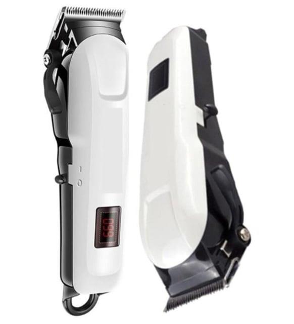 italy polo 1881 Berberlerin Tercihi Şarjlı Saç Sakal Ense Traş Makinesi Lcd Dijital Ekran